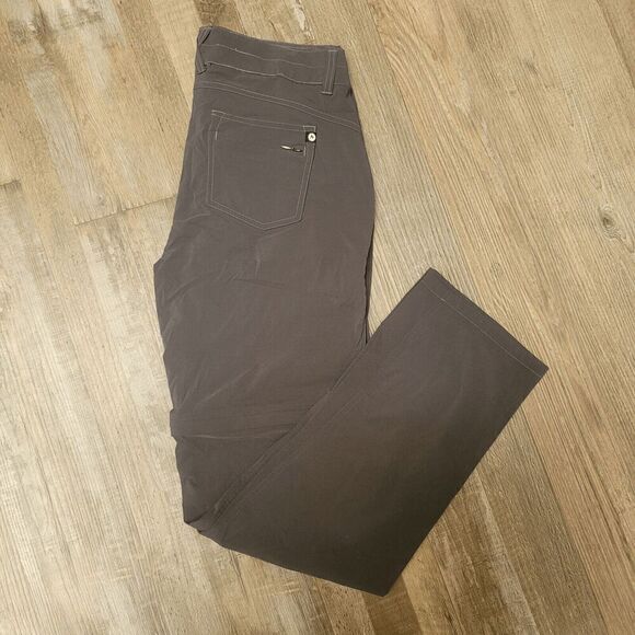 Marmot Grey Hiking Outdoor Pants Convertible Zip Off Roll Up Size 6 - Picture 1 of 9
